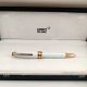 AAA Copy Mont Blanc Meisterstuck White Rollerball - Mini Size (4)_th.jpg
